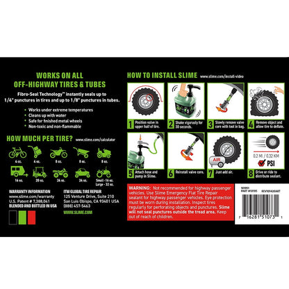 Slime 2-in-1 Tire and Tube Sealant, 1 Gallon - 10195