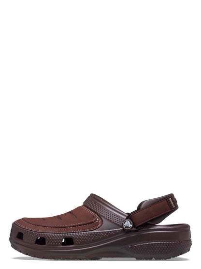 Crocs Men's Yukon Vista II LiteRide Clogs, Espresso/Mushroom, M10