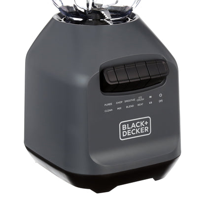 BLACK+DECKER Ice Crush Blender, 56 oz Plastic Jar, 700W, 6-Tip Blade, 8 Speeds + Pulse
