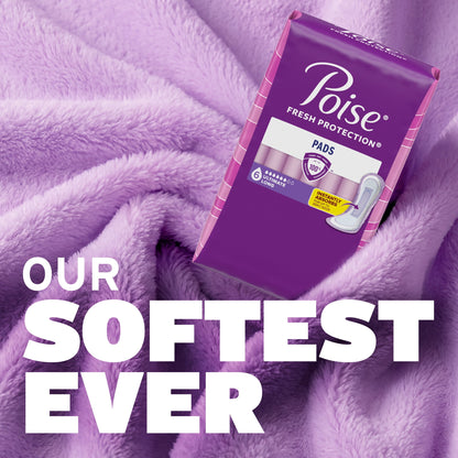 Poise Women's Incontinence Pads, Ultimate Absorbency, Regular Length (112 Count)
