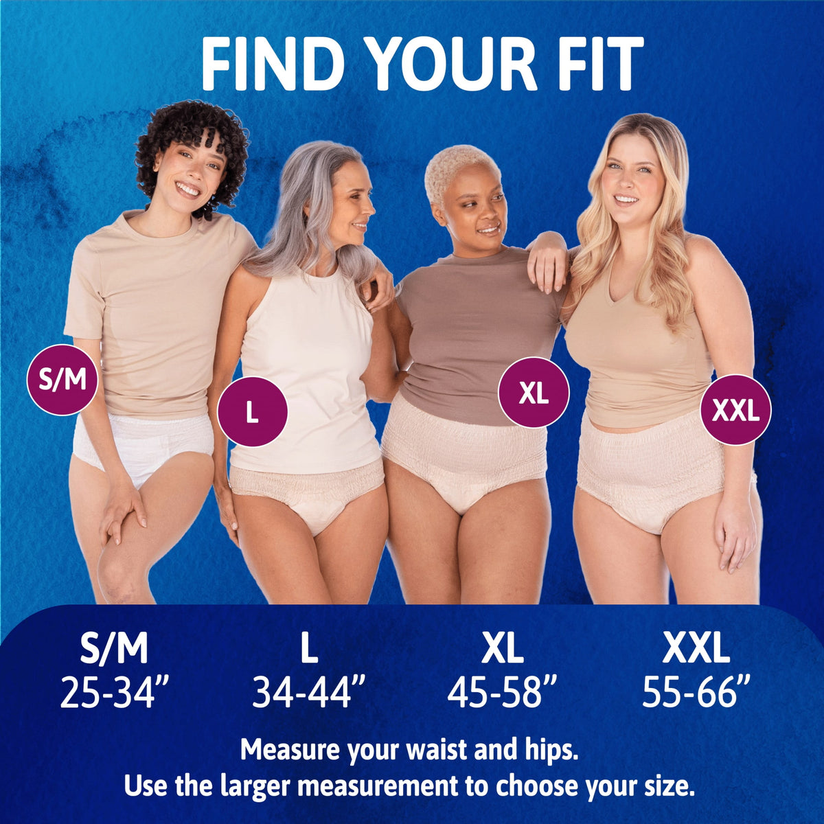 TENA Sensitive Care Underwear for Women Maximum, XL, 72 Count (Waist Size 45in-58in)