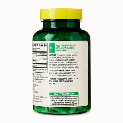 (3 pack) Spring Valley D-Mannose Urinary Tract Support Dietary Supplement, 500 mg, 120 Vegetarian Capsules