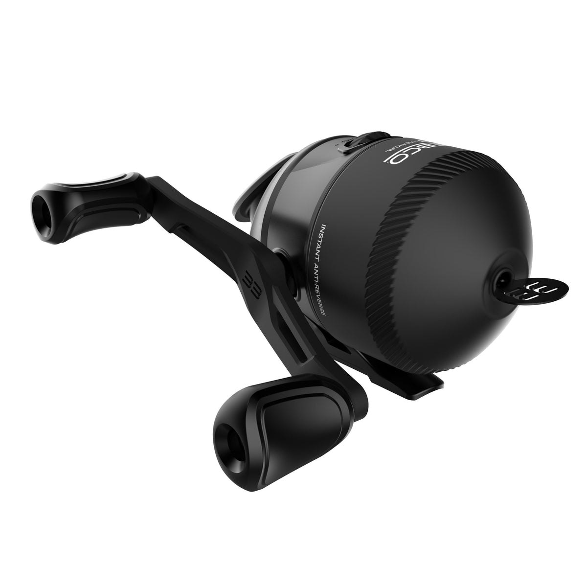 Zebco 33 Tactical Spincast Reel and Fishing Rod Combo, 6-Foot 2-Piece Fishing Pole, Size 30 Reel, Black