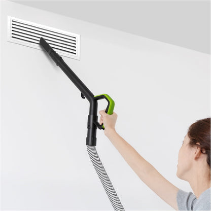 Eureka Bagless Upright Vacuum, Airspeed, Ultra Lightweight & Compact Design, with Crevice Tool, Dusting Brush and Large Dustcup, NEU100, Green & Black