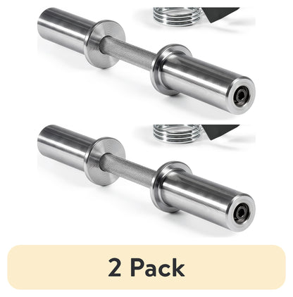 (2 pack) CAP Barbell 16in Single Olympic Dumbbell Handle