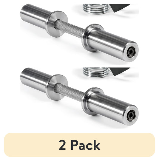 (2 pack) CAP Barbell 16in Single Olympic Dumbbell Handle