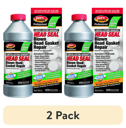 Bar's Leaks Head Seal Blown Head Gasket Repair, Automotive Additive, 33.8 oz