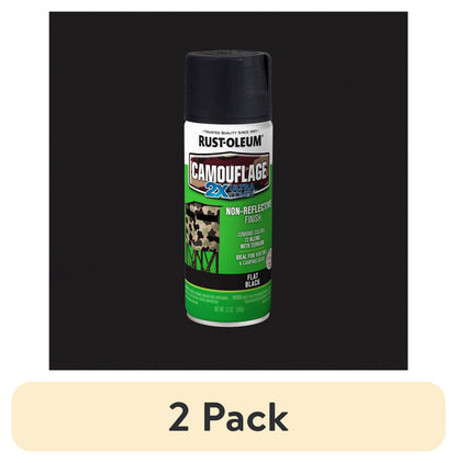 (6 pack) Sand, Rust-Oleum Camouflage 2X Ultra Cover Flat Spray Paint-339004, 12 oz