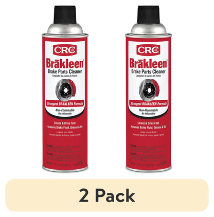 (6 pack) CRC 05089 Brakleen Non-Flammable Brake Parts Cleaner - 19 oz. - Ideal for Cars, Trucks, & Motorcycles - Safe for All Brake Parts