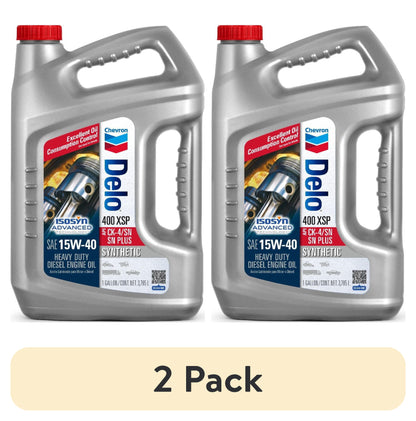 Chevron Delo XSP 15W-40 Heavy Duty Synthetic Diesel Motor Oil, 1 Gallon