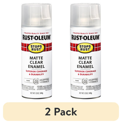 (6 pack) Orange, Rust-Oleum Stops Rust Protective Enamel Gloss Spray Paint-214084, 12 oz