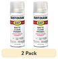 (6 pack) Orange, Rust-Oleum Stops Rust Protective Enamel Gloss Spray Paint-214084, 12 oz