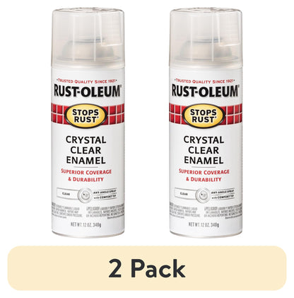 (6 pack) Orange, Rust-Oleum Stops Rust Protective Enamel Gloss Spray Paint-214084, 12 oz