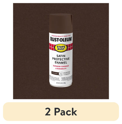 (6 pack) Orange, Rust-Oleum Stops Rust Protective Enamel Gloss Spray Paint-214084, 12 oz