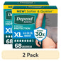 Depend Fresh Protection Incontinence Underwear for Men, Adult Diapers, XL (68 Count)