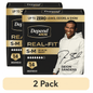 Depend Real Fit Incontinence Underwear for Men, Adult Diapers, S/M, Grey, 56 Count
