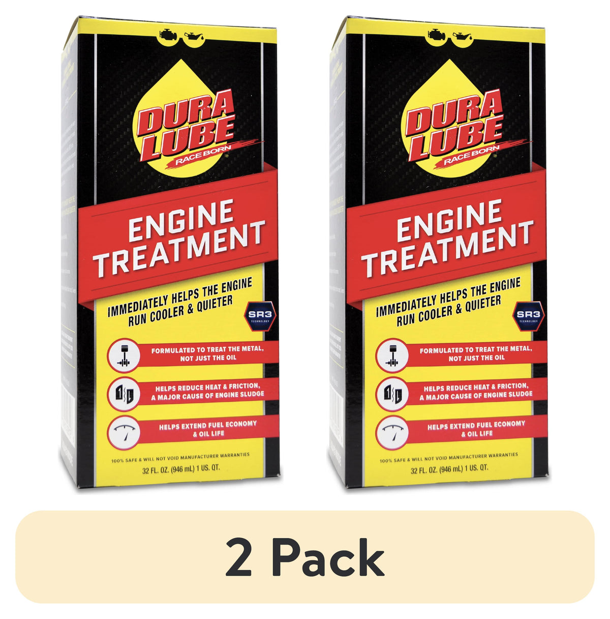 (3 pack) Dura Lube Engine Treatment, Automotive Oil Additive for Gas and Diesel Engines, 32 oz