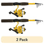 Eagle Claw Pack-It Telescopic 5'6" Fishing Rod/Reel Combo