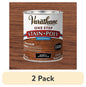 (2 pack) Early American, Varathane One Step Interior Wood Stain + Polyurethane, Semi-Gloss -336361, Quart