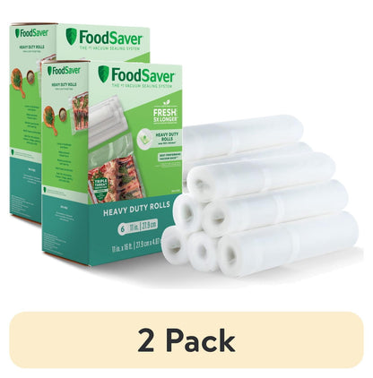 FoodSaver Heavy Duty Vacuum Seal Rolls, 11" x 16', 6-Pack