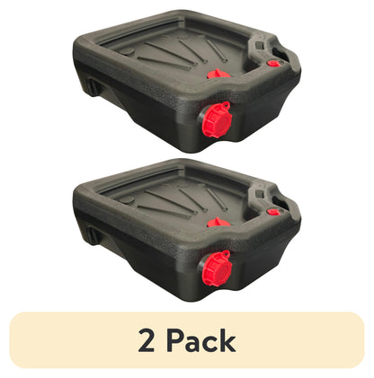 (3 pack) Hyper Tough 16-Quart Automotive Drain Pan Container