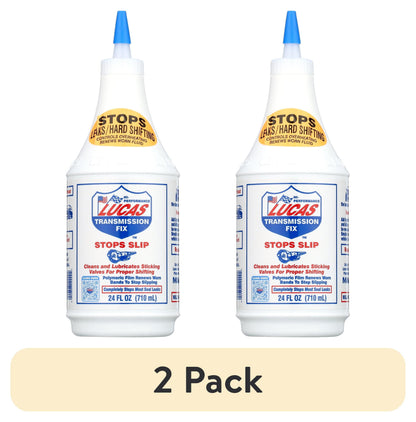 (2 pack) Lucas 10009 Transmission Fix Automotive Performance Additive 24 Ounce - Stops Transmission Slips