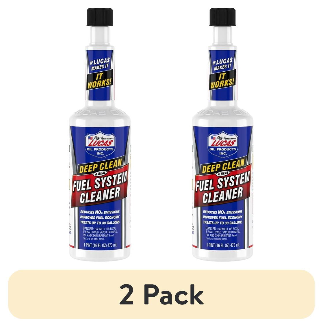 (4 pack) Lucas Oil 10512 Deep Clean Fuel System Cleaner Performance Additive 16 Ounce