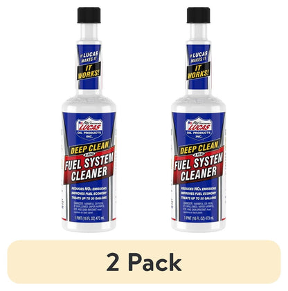 (4 pack) Lucas Oil 10512 Deep Clean Fuel System Cleaner Performance Additive 16 Ounce