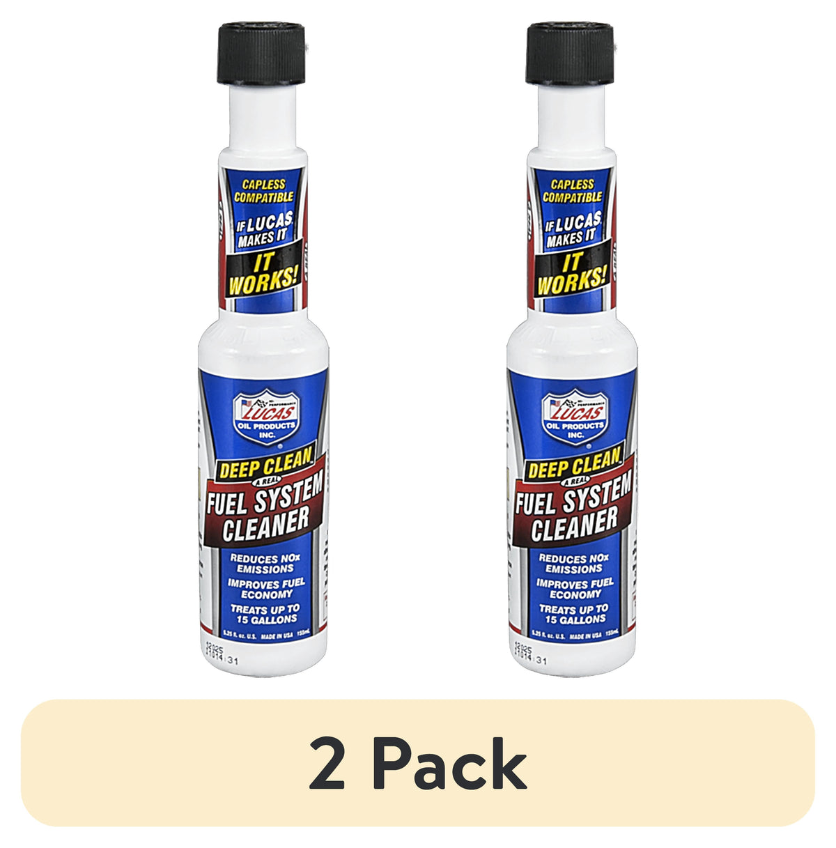 (6 pack) Lucas Oil 10669 Deep Clean Fuel System Cleaner 5.25 Ounce Automotive Fuel Additive