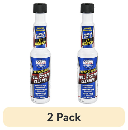 (6 pack) Lucas Oil 10669 Deep Clean Fuel System Cleaner 5.25 Ounce Automotive Fuel Additive