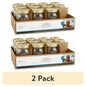 (2 pack) Mainstays Regular Mouth 16 oz Pint Mason Jars with Lids and Bands, 12-Pack Glass Canning Jars