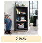 Mainstays Westley 3-Shelf Bookcase, White Grain Finish