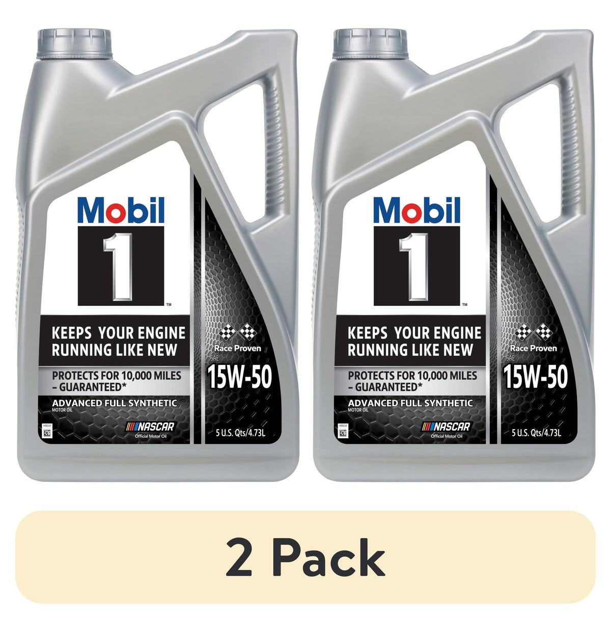 Mobil 1 Advanced Full Synthetic Motor Oil 15W-50, 5 Quart