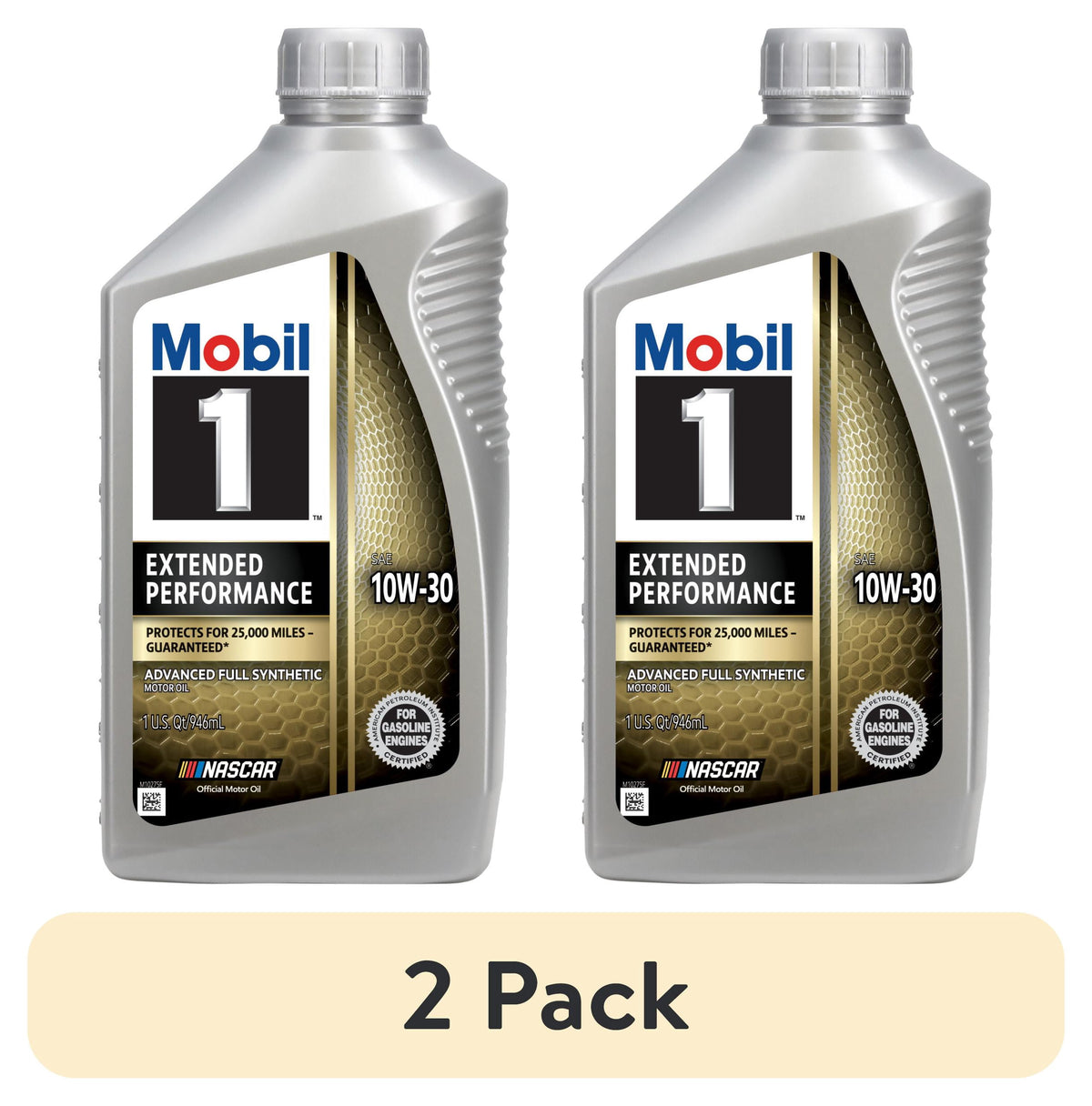 (4 pack) Mobil 1 Extended Performance Full Synthetic Motor Oil 10W-30, 1 Quart