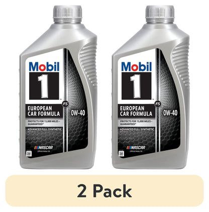 (4 pack) Mobil 1 FS European Car Formula Full Synthetic Motor Oil 0W-40, 1 Quart