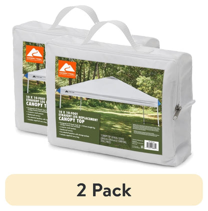 Ozark Trail 10' x 10' White Straight Leg Replacement Canopy Top Only