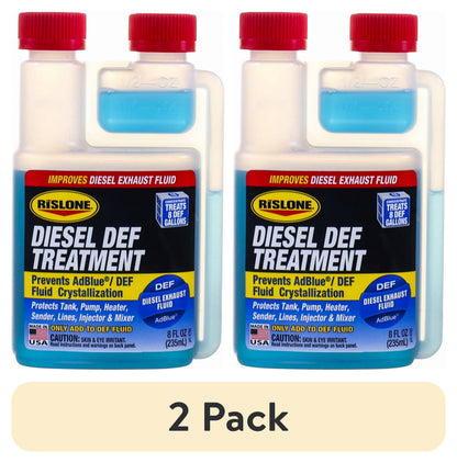 (4 pack) Rislone DEF Treatment for Diesel Vehicles, 8 fl oz Bottle