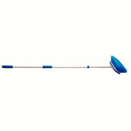STAR BRITE Deluxe Telescoping Deck Brush Kit - Extends 3' - 6' - Extendable Aircraft-Grade Aluminum Handle, Soft or Medium Bristles, Floats if Dropped, Ergonomic Design, Multi-Surface Cleaning