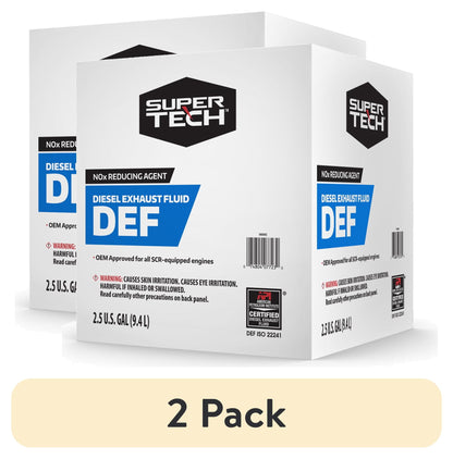 (4 pack) Super Tech Diesel Exhaust Fluid DEF, 2.5 gal