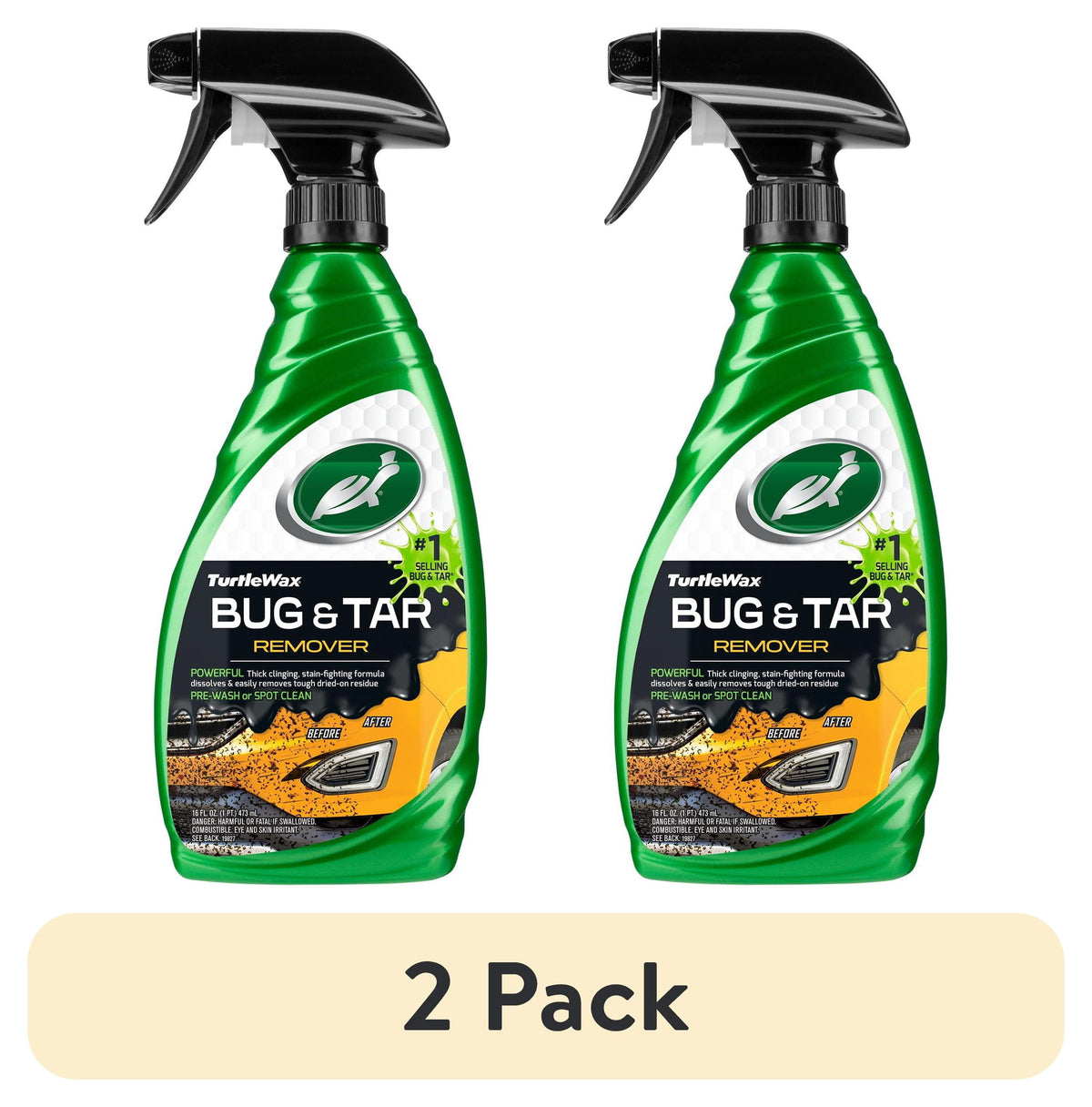 (5 pack) Turtle Wax 50783 Bug and Tar Remover Trigger, 16 oz
