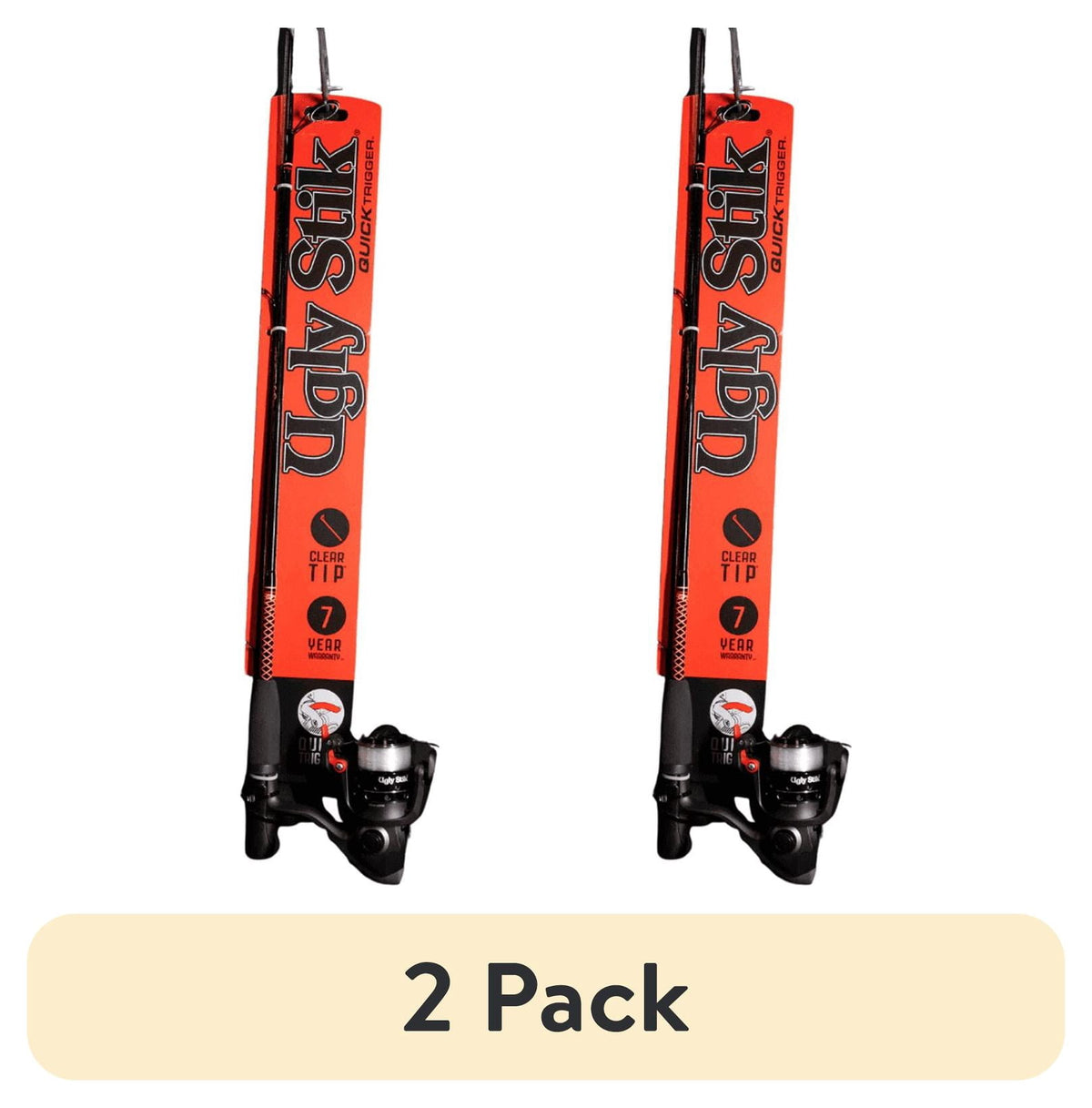 Ugly Stik Quick Trigger Combo, 5' Light Fishing Rod, 30 Size Reel