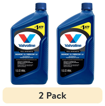 (5 pack) Valvoline Dexron VI/Mercon LV Full Synthetic Automatic Transmission Fluid (ATF) 1 QT