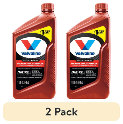 (5 pack) Valvoline MaxLife Multi-Vehicle Full Synthetic Automatic Transmission Fluid 1 QT