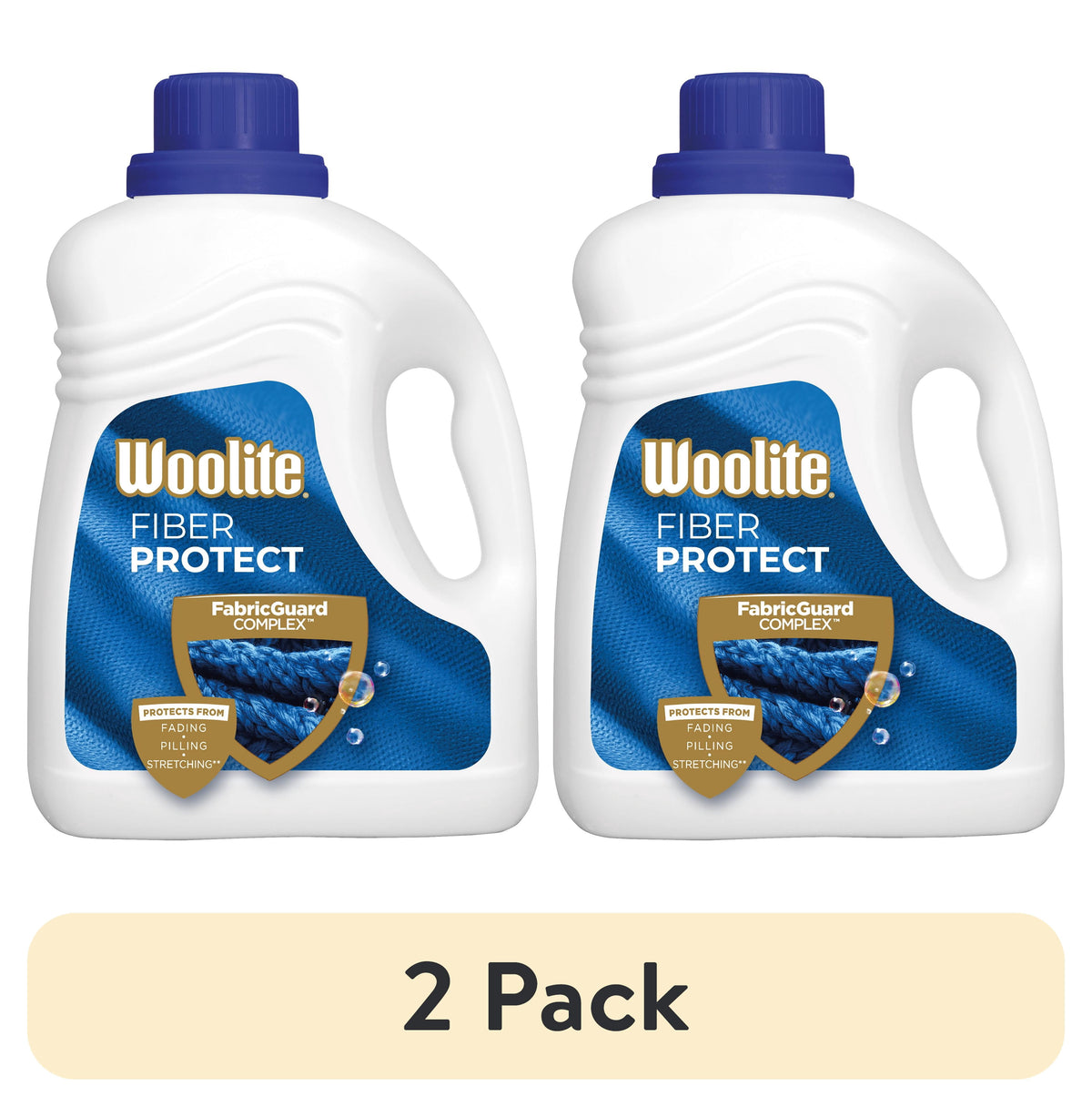 (2 pack) Woolite Damage Defense Liquid Laundry Detergent, 100 fl oz, 66 Loads