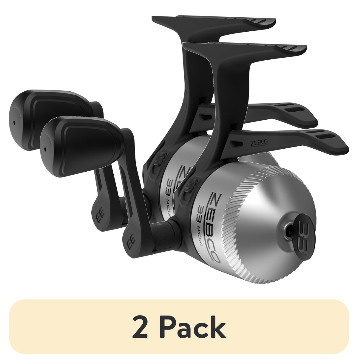 (2 pack) Zebco 33 Micro Triggerspin Fishing Reel