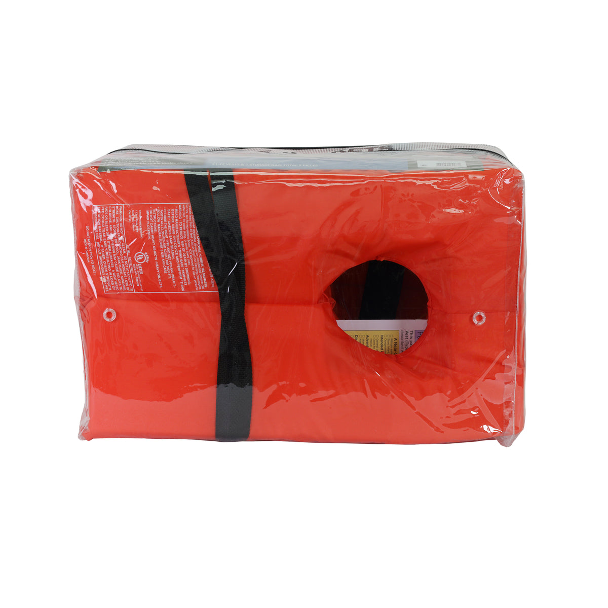 Ozark Trail 4-Pack Adult Type II Life Vests with Storage Bag, Orange