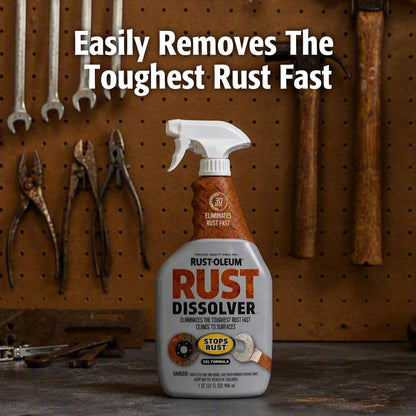 (3 pack) Rust-Oleum Rust Dissolver Gel Spray-300112, 32 oz