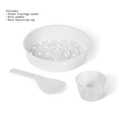 Beautiful 14-Cup Cooked, 6-Cups Uncooked Electric Rice and Grain Cooker, EverGood Ceramic Nonstick Coating, Black Sesame by Drew Barrymore