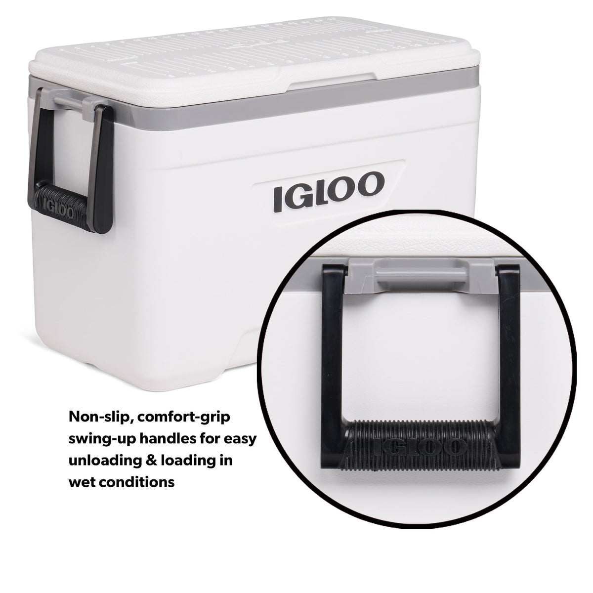 Igloo 25 QT Marine Hard Sided Cooler, White