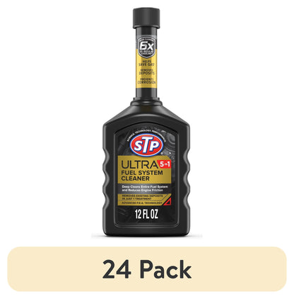 (3 pack) STP Ultra 5-in-1 Fuel System Cleaner Gas Additive, 12 fl oz